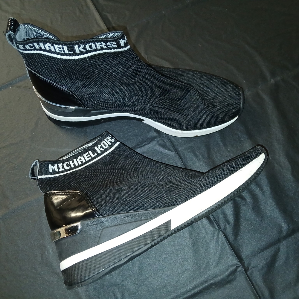 Michael Kors Black and White Sneakers